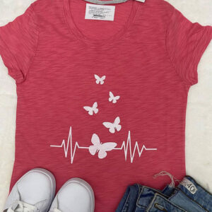 Ženska majica LEPTIR crvena