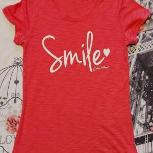 Ženska majica SMILE crvena