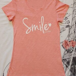 Ženska majica SMILE roze