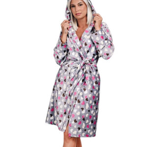 Ženski bade mantil od pliša P11