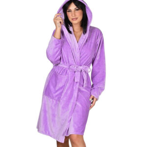 Ženski bade mantil od pliša P2