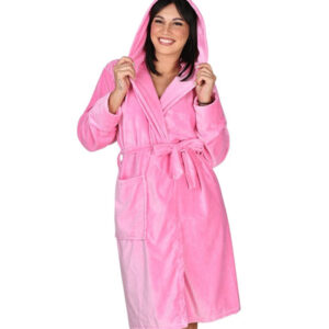 Ženski bade mantil od pliša P3