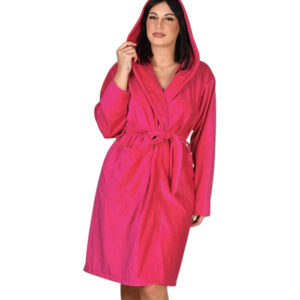 Ženski bade mantil od pliša P4