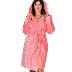 Ženski bade mantil od pliša P5