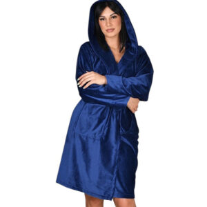 Ženski bade mantil od pliša P7