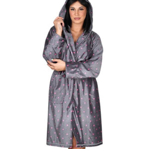 Ženski bade mantil od pliša P9