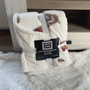 Ćebe krzno 150x200 BELO SA PERIMA