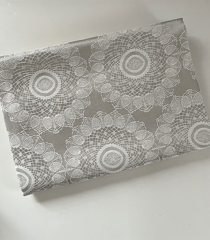 Damast stolnjak - SIVI 1 - Slika 2