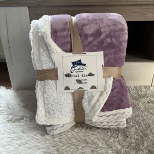 Ćebe krzno 200x200 LJUBIČASTO