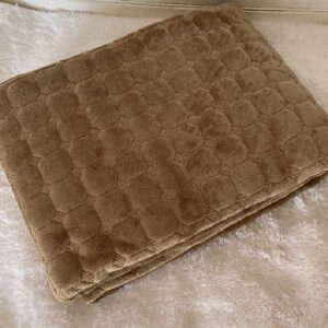 Plišani prekrivač BRAON