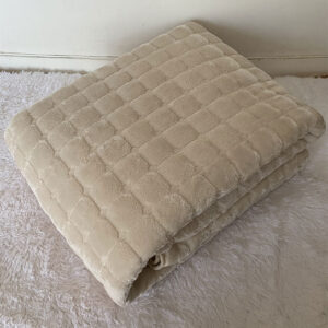 Plišani prekrivač BEŽ