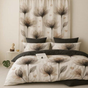 Posteljina sa draperima 200x220 dezen 2