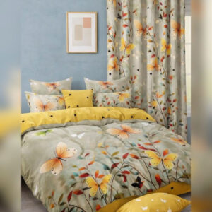 Posteljina sa draperima 200x220 dezen 5