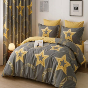 Posteljina sa draperima 200x220 dezen 7