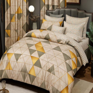 Posteljina sa draperima 200x220 dezen 8