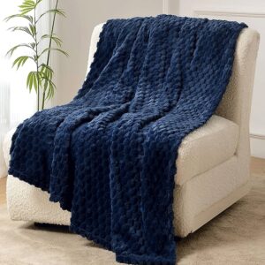 Soft ćebe rebrasto - PLAVO