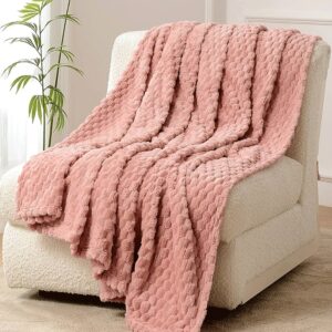 Soft ćebe rebrasto - ROZE