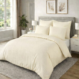 Damast posteljina BEŽ