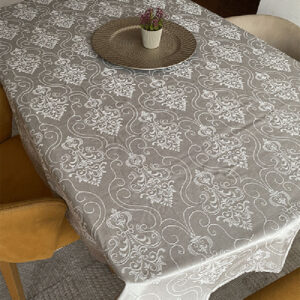 Damast stolnjak 160x220 - SIVI 4