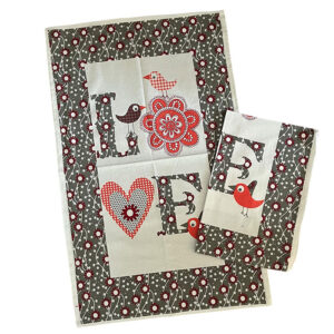 Kuhinjske krpe komplet od 5 komada - GREY LOVE