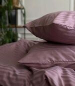 Damast posteljina PUDER ROZE - Slika 3