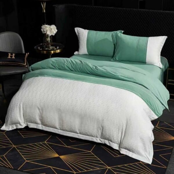 Posteljina pamuk saten GREEN 200x220