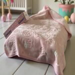 Bebi ćebe MERINOS 100x120- ROZE