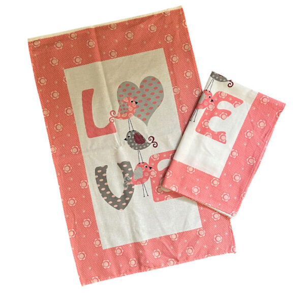 Kuhinjske krpe komplet od 5 komada - RED LOVE
