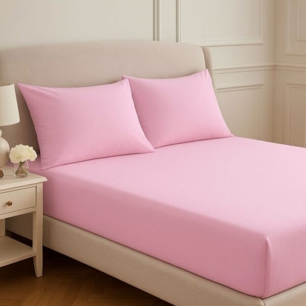 Pamučni čaršav sa lastišem ROZE