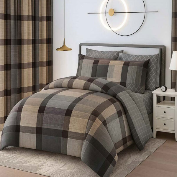 Posteljina sa draperima 200x220 dezen 10