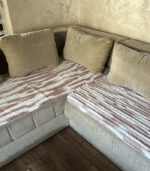 Royal prekrivači set 200x75,150x75,75x75 - ROZE-BELI