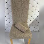 Žakard elastične navlake za stolice bez karnera KREM
