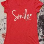 Ženska majica SMILE crvena