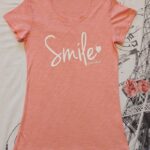 Ženska majica SMILE roze
