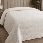 Prekrivač štep Zig-Zag 200x230 BELI