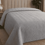 Prekrivač štep Zig-Zag 200x230 SIVI